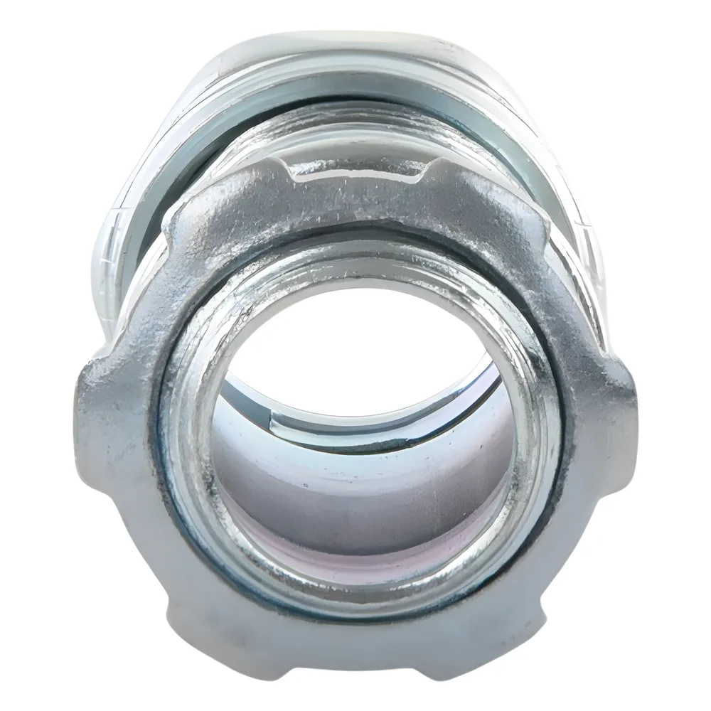 Conector Recto Compresión de Acero Galvanizado para Pared Delgada de 1/2" . – vista 2