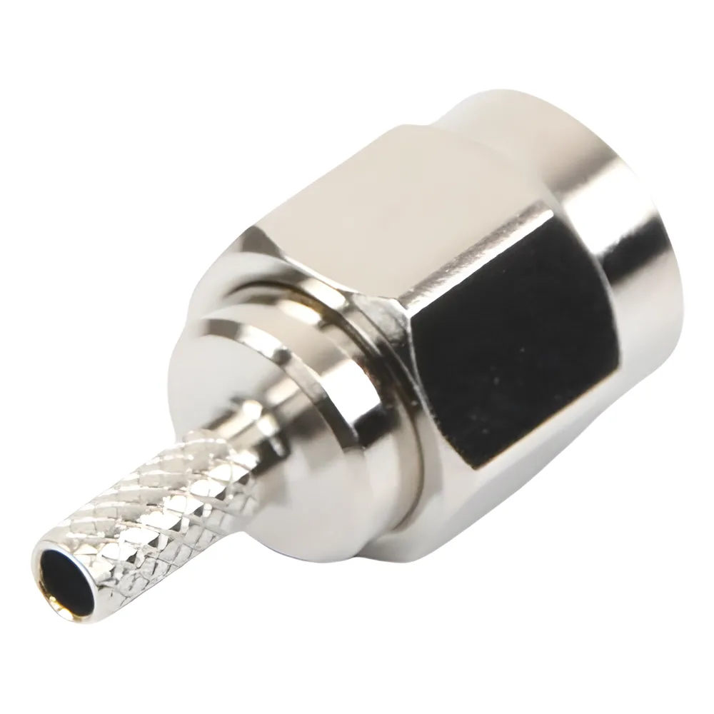 Conector SMA Macho de anillo plegable para cable RG-174/U, BELDEN 8216, – vista 2
