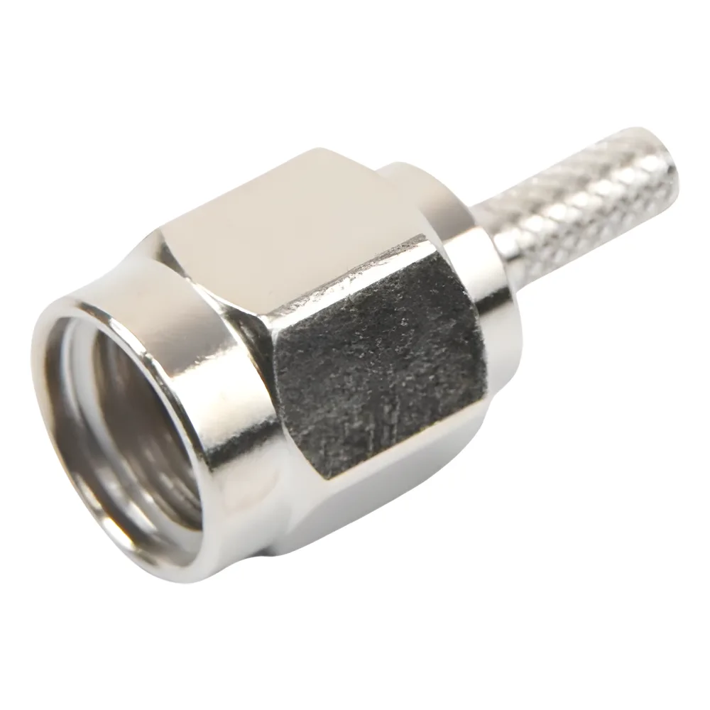 Conector SMA Macho de anillo plegable para cable RG-174/U, BELDEN 8216, – vista 4