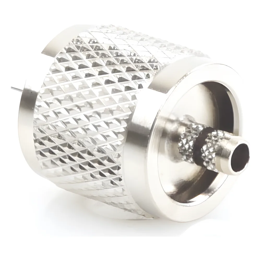 Conector UHF Macho (PL-259) de Anillo Plegable para Ensamblar en Cables RG-58/U, RG-142/U. – vista 3