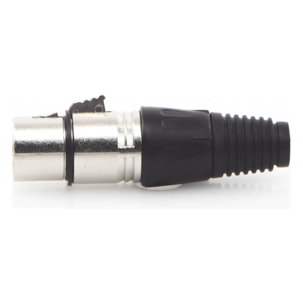 Conector XLR 3 Pines Hembra | Ideal para Conexiones de Micrófonos y Mezcladoras | Equipo de Audio Profesional – vista 3