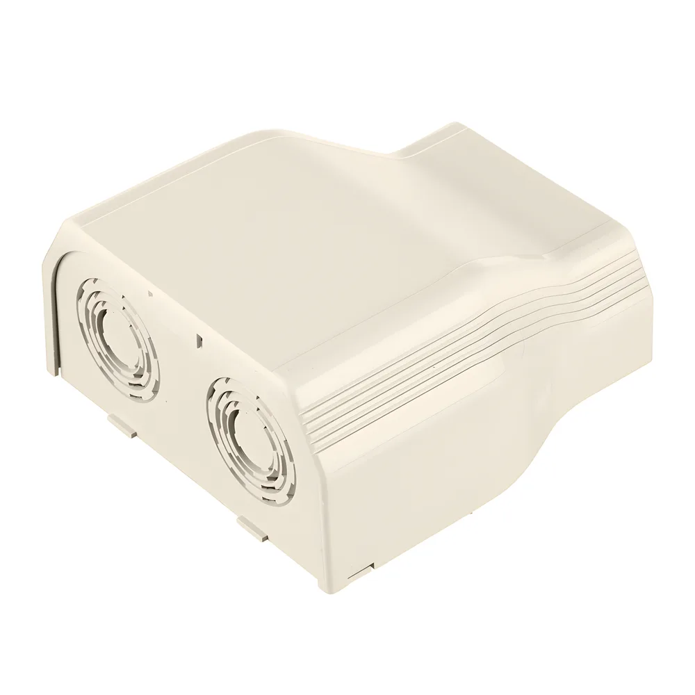 Conexión de tubería a canaleta T70, Salidas de 1/2", 3/4", 1" y 1 1/4", material ABS, Color Blanco Mate – vista 3