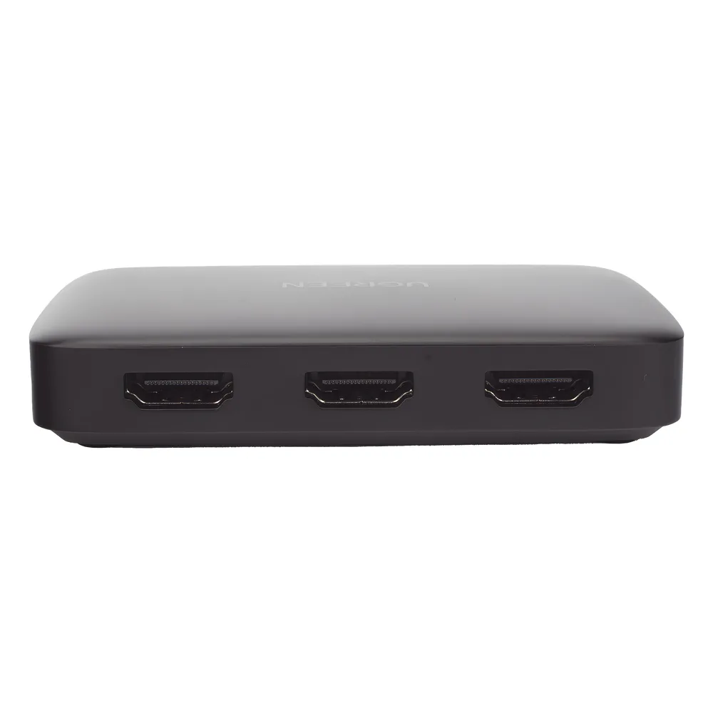 Conmutador HDMI (Switch) 4K@30Hz | 3 Entradas a 1 Salida | 3D | Transmisión Estable | Incluye Control Remoto | Receptor de Infrarrojos | Indicador LED | Chip Inteligente | Incluye Cable Micro USB para Alimentación. – vista 4