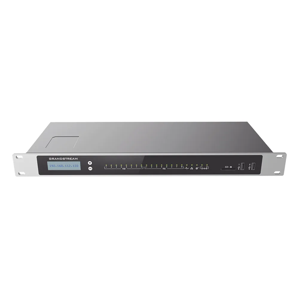 Conmutador IP-PBX para hasta 1500 usuarios y 200 llamadas simultaneas, 8FXO, 8FXS, solución para PyMEs