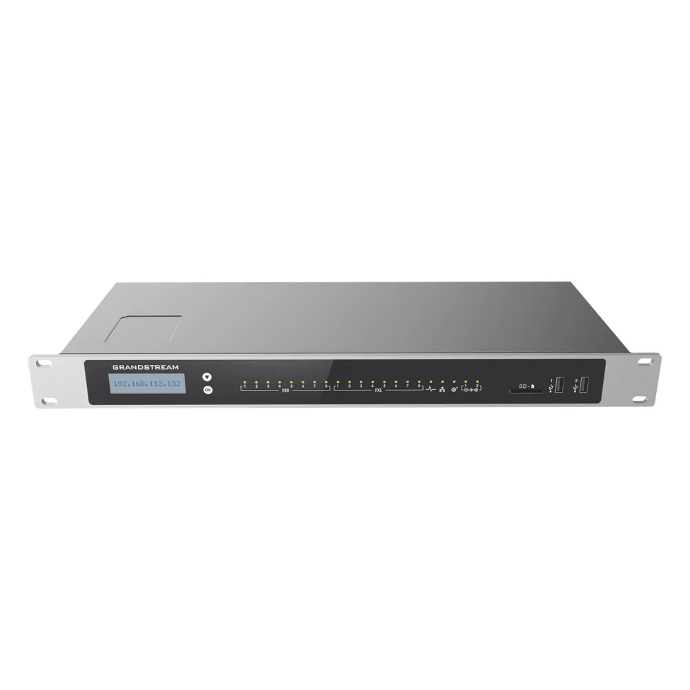 Conmutador IP-PBX para hasta 3000 usuarios y 450 llamadas simultaneas, 8FXO, 8FXS,  para solución de comunicaciones unificadas y colaboración – vista 4