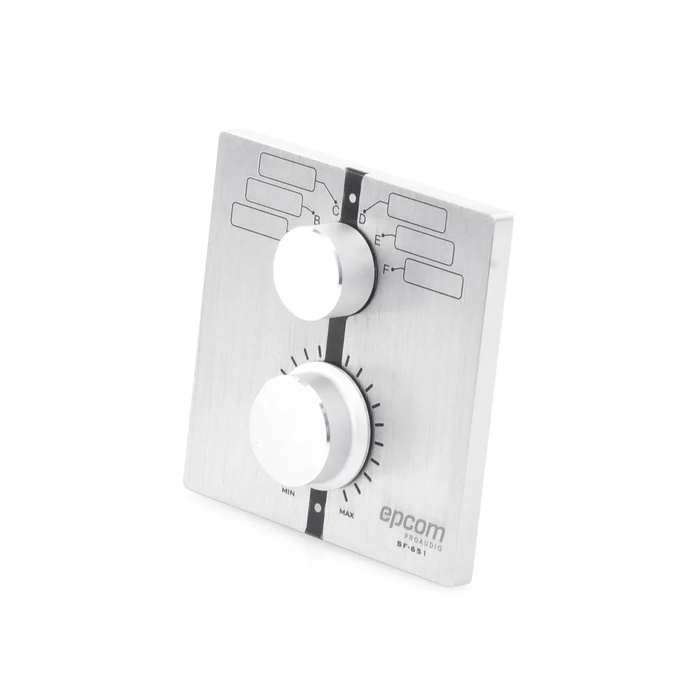 Control de  Volumen Remoto con Selector de Canales | Compatible con Amplificador SF2240UC - SF4240UC – vista 2