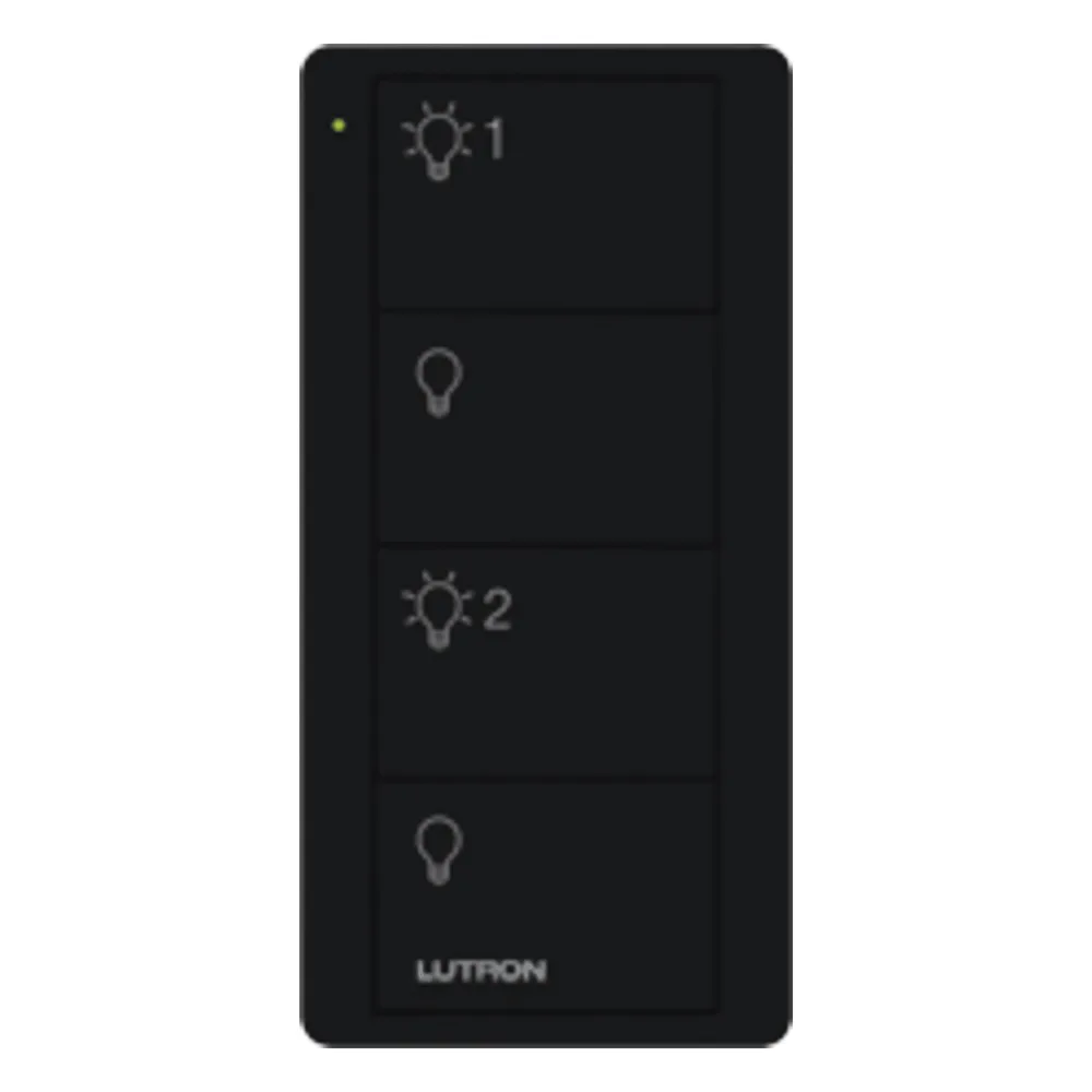 Control Pico de 4 botones para iluminación, inalámbrico Clear Connect, compatible con Caseta Wireless y RadioRA 2