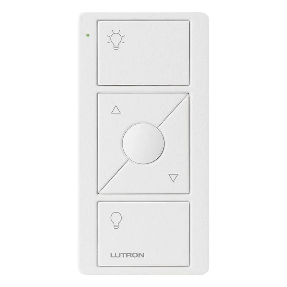 Control remoto inalámbrico Pico de 3 botones con subir/bajar de intensidad, para atenuadores Caseta y RA2