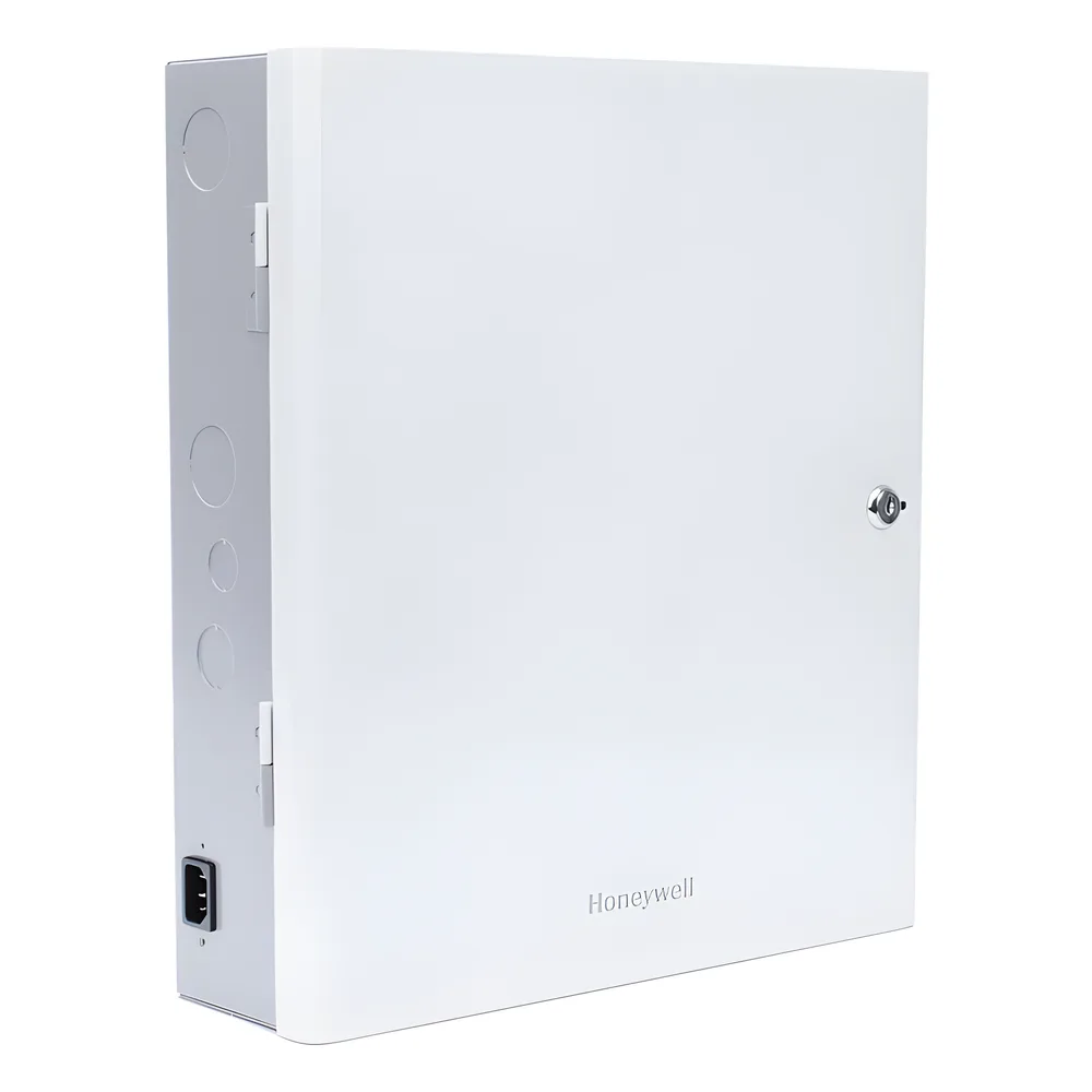 Controlador de acceso para 2 puertas con 4 lectores OSDP o Wiegand, gabinete metálico con batería de respaldo, expandible a 36 puertas – vista 2