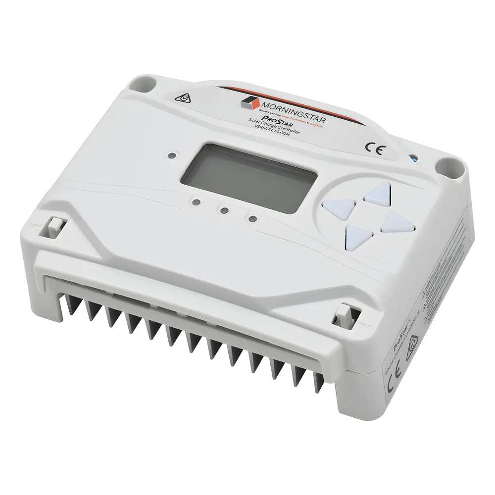 Controlador de carga y descarga 12-24 Vcc, 30 Amp