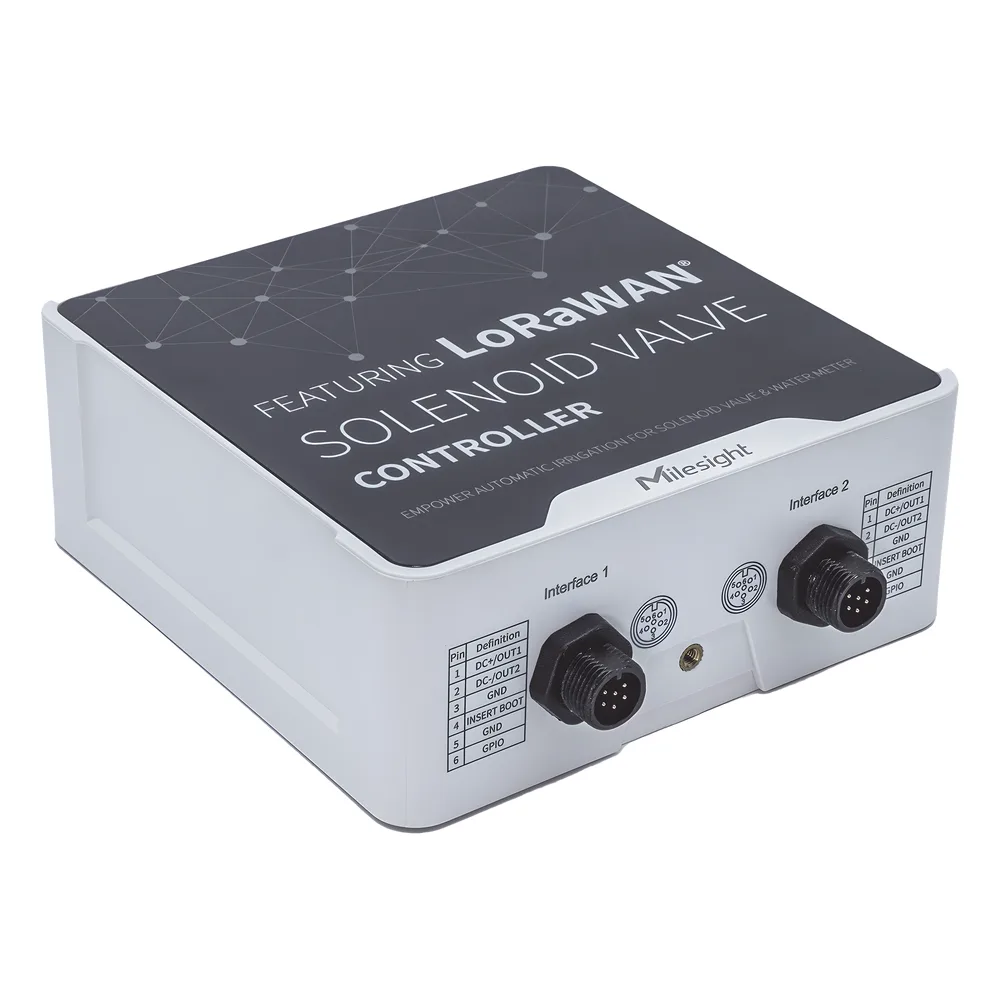 Controlador IoT Industrial LoRaWAN para Válvulas Solenoides / 2 Salidas CC / 2 Entradas por Pulsos / IP67 – vista 2