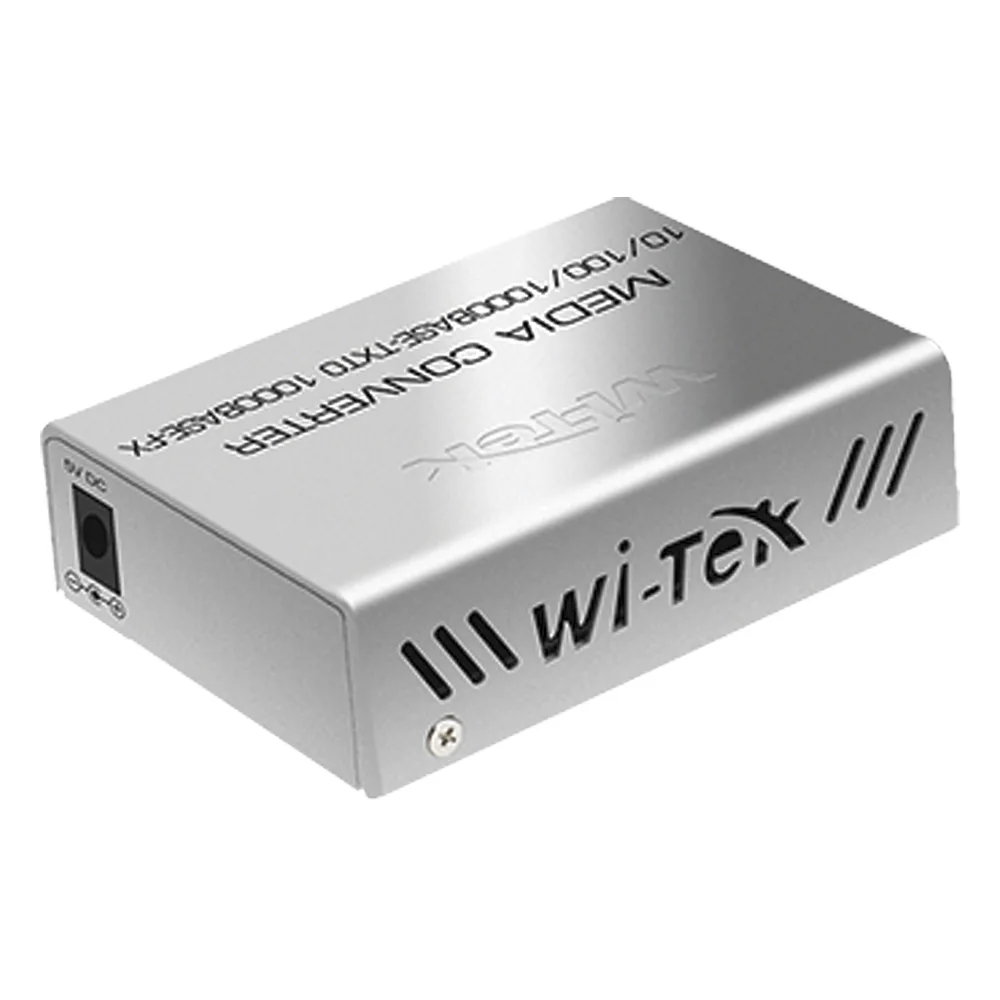 Convertidor de medios / 1 puerto RJ45 100/1000 Mbps PoE Out 802.3af/at / 1 SFP 1000Mbps / Distancia según transceptor – vista 2