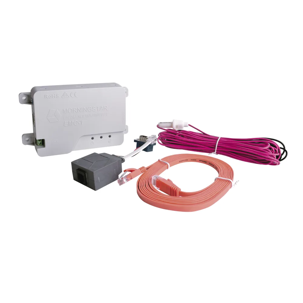 Convertidor Ethernet a MeterBus EMC-1 / Monitoreo Remoto IP / 12V 24V 48V / MODBUS / Compatible TriStar ProStar SunSaver – vista 2
