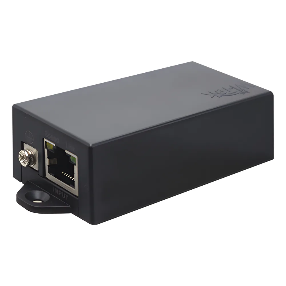 Convertidor PoE / Entrada PoE 802.3 af/at / Salida PoE 24V pasivo / Conexión plug and play / Alcance de hasta 100 metros Solo en PoE estandarizado / Aplicaciones Enlaces Inalámbricos