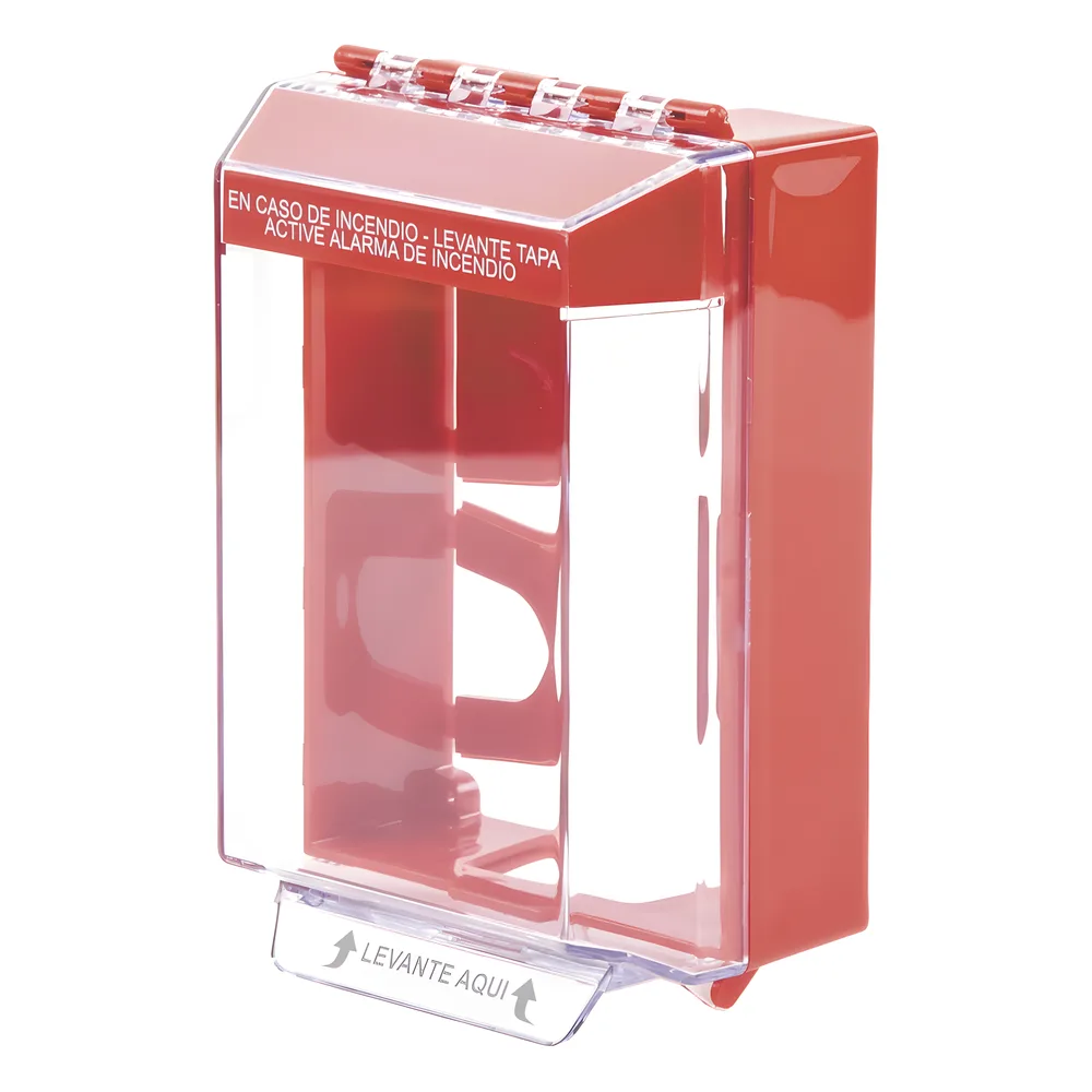 Cubierta Universal De Montaje Superficial, Con Espaciador 1.46", Serie Universal Stopper® Texto De Incendio En Español – vista 4