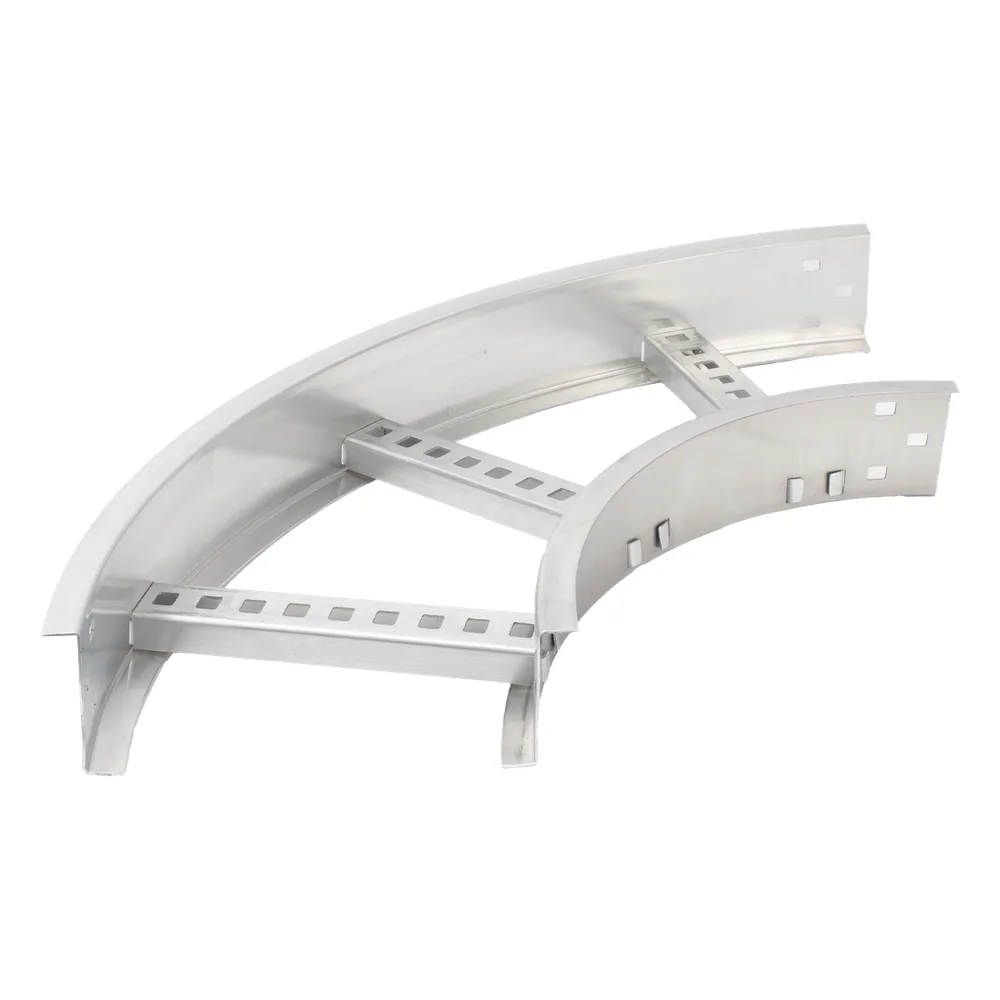 Curva Horizontal de Aluminio de 90° Perfil Z / Peralte 3 1/4" / Ancho 9" / Radio 8" / Incluye Tornillería (CHC90EZ314R8X9AK)