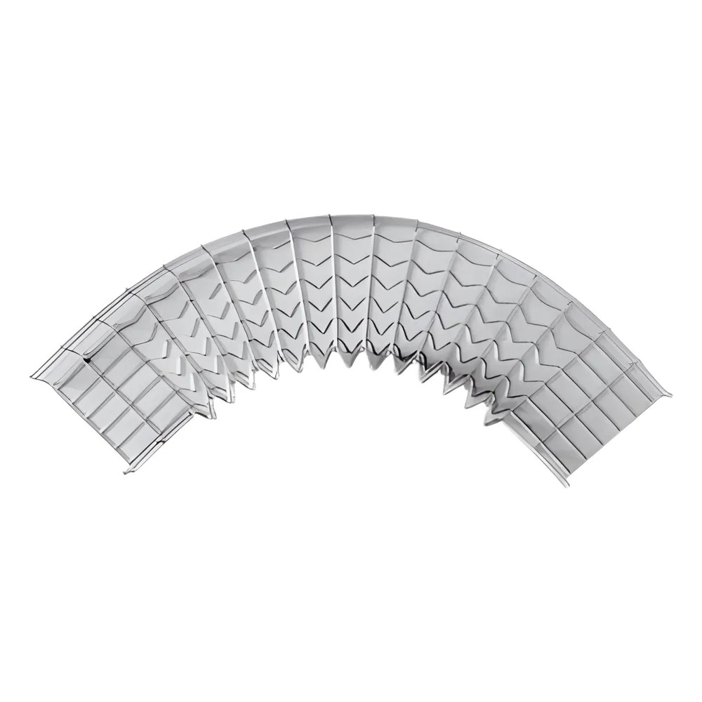 Curva Pre-Fabricada Horizontal de 90° con medidas de 66 mm de Peralte y 250 mm Ancho (66/250 mm)