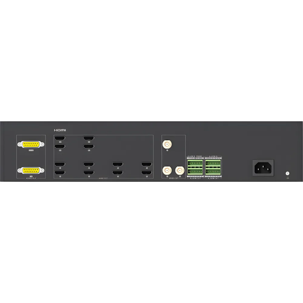 Decodificador de Vídeo de 12 Salidas HDMI 4K / Soporta hasta 192 Canales de Vídeo Simultáneos / Videowall – vista 3