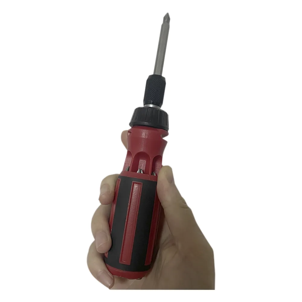 Desarmador 6 en 1 con Mango de Agarre Plástico (Torx #10 y #20, Hexagonal #5, PH0, PH2, Plana #5) – vista 4