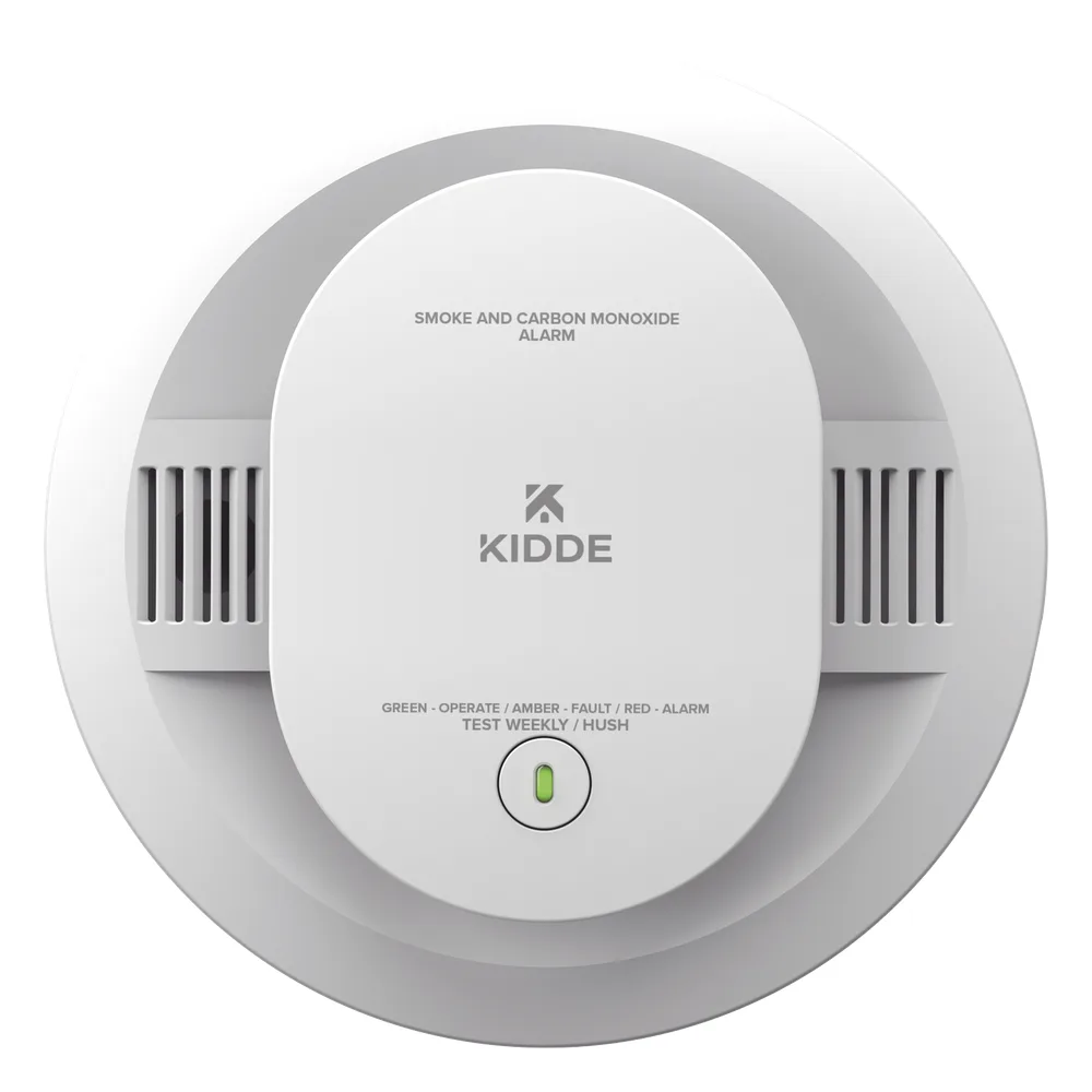 Detector combinado de humo y monóxido de carbono, fotoeléctrico y electroquímico, alimentado por baterías AA, paquete de 6 – vista 2