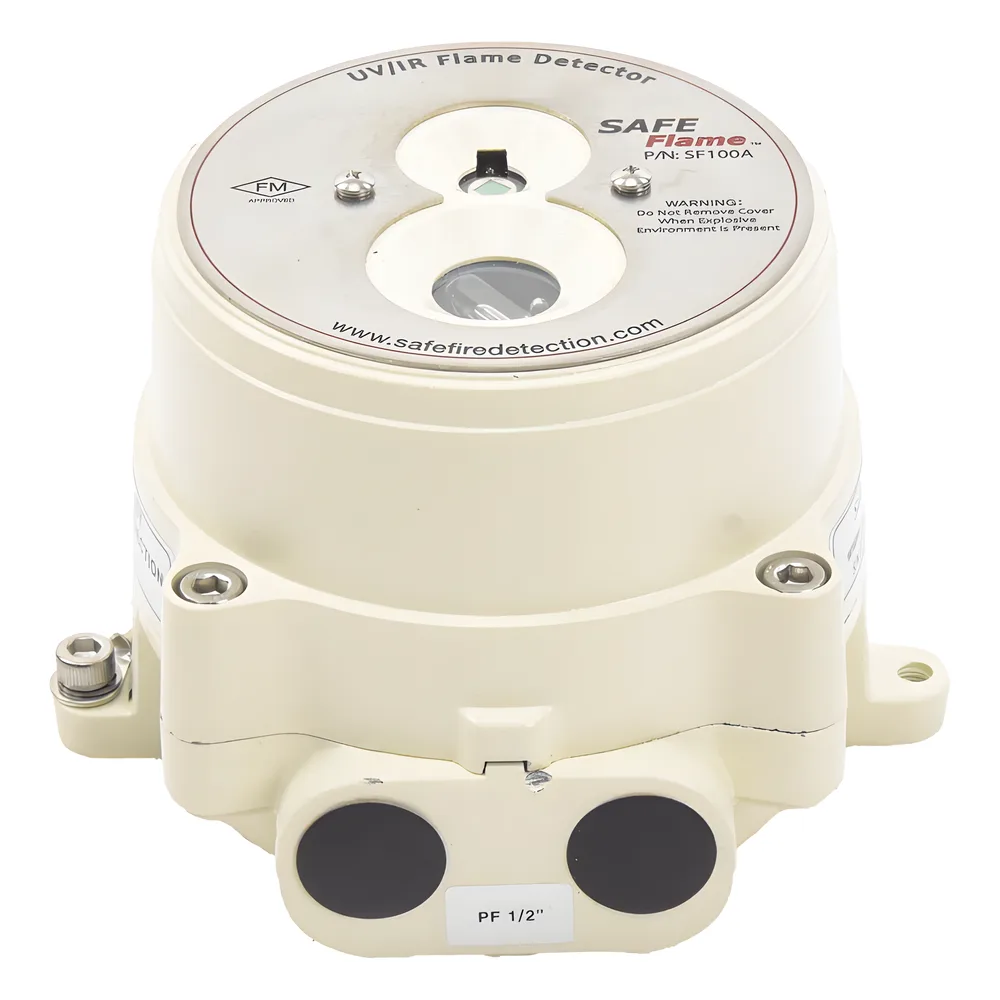 Detector de Flama UV/IR / Detección Dual UV-IR / Alcance 30 m (98.4 ft) / Campo 90° / A Prueba de Explosión / -40°C a 75°C