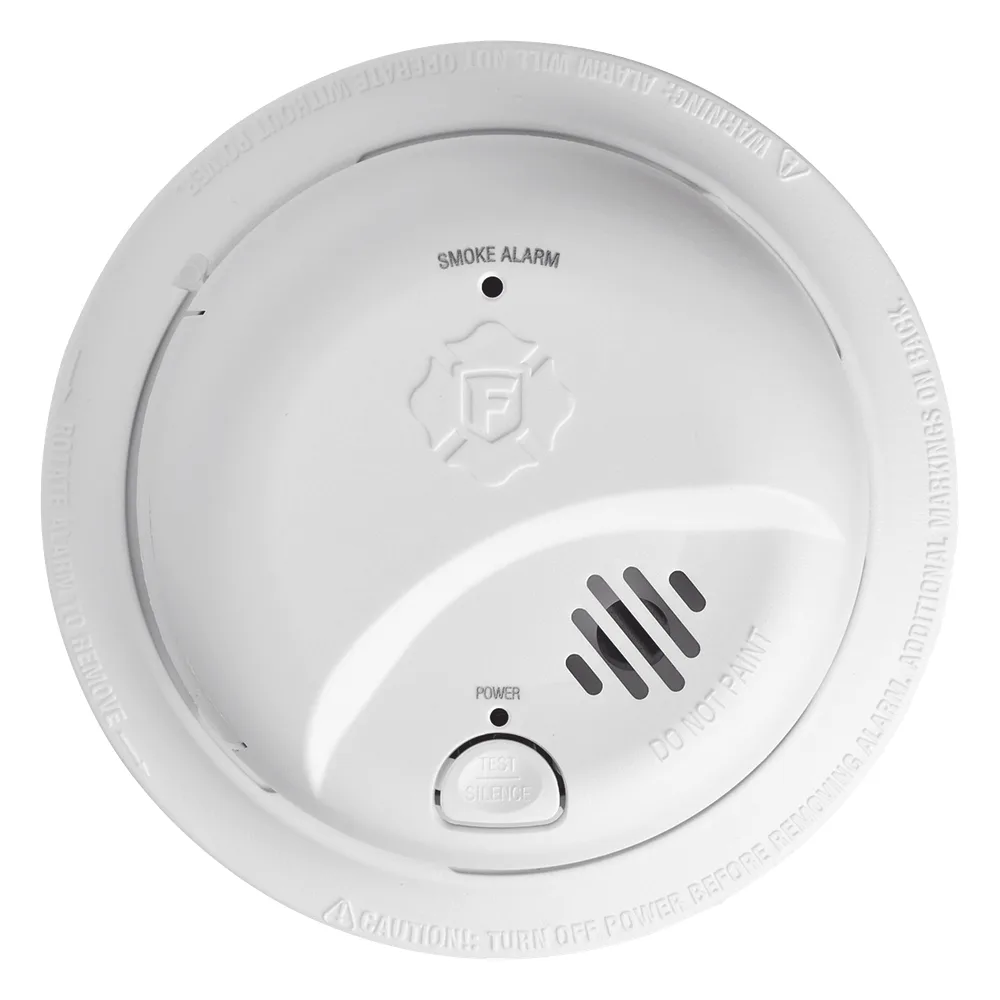 Detector de Humo Autónomo, No Requiere Panel, Con Botón para Silenciar, Sensor por Ionización