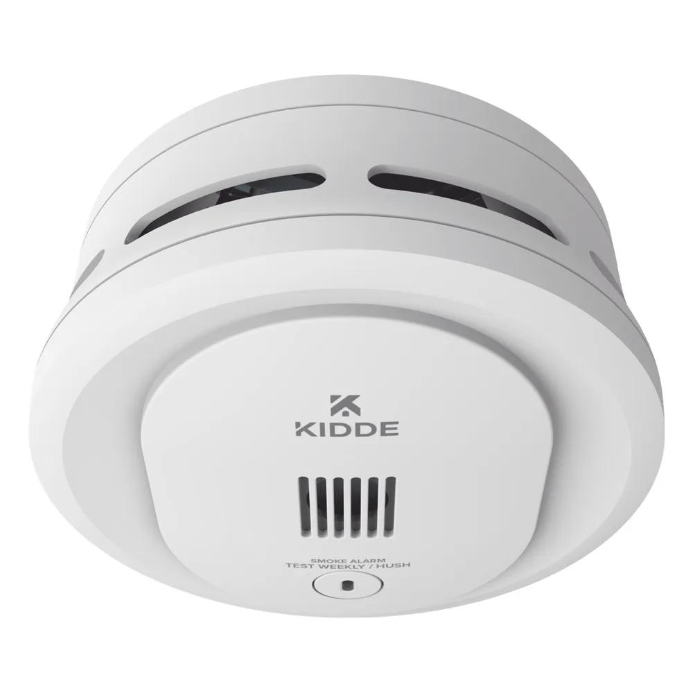 Detector de humo fotoeléctrico autónomo compacto con baterías AA reemplazables, paquete de 6 – vista 4
