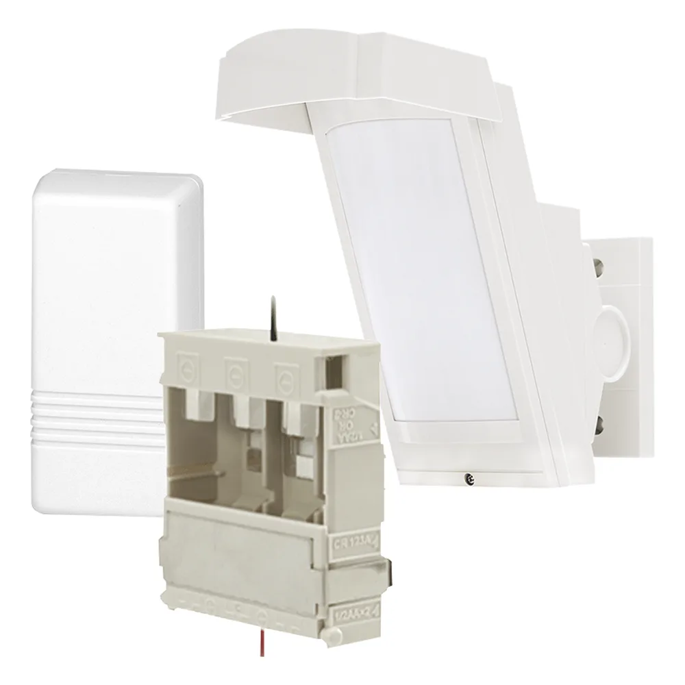 Detector de Movimiento PIR Antimascara / 100% Exterior /  Inalámbrico / Hasta 12 metros a 85°; de cobertura/ Instalación a 3 metros / Incluye transmisor 5816 para paneles Honeywell