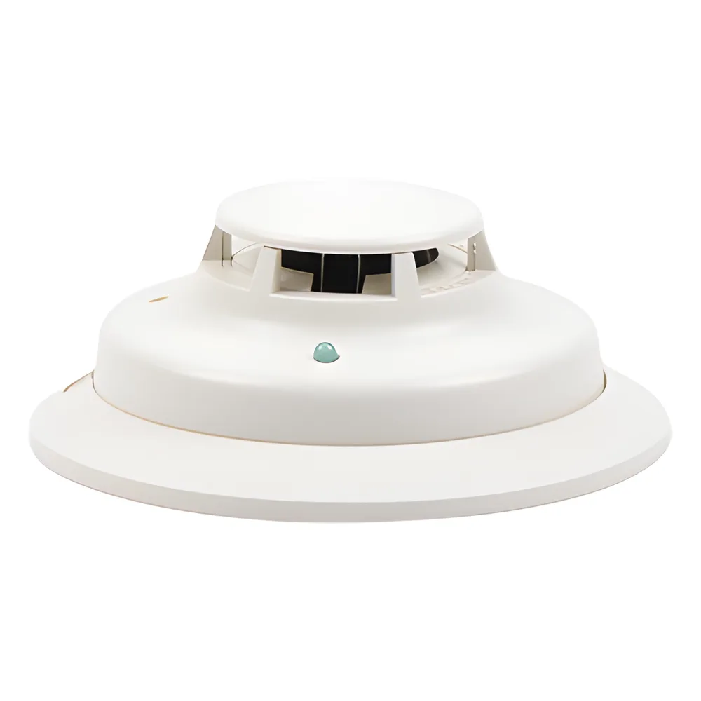 Detector fotoeléctrico de humo de 2 hilos con sensor térmico fijo a 57 grados C, para sistemas convencionales – vista 2