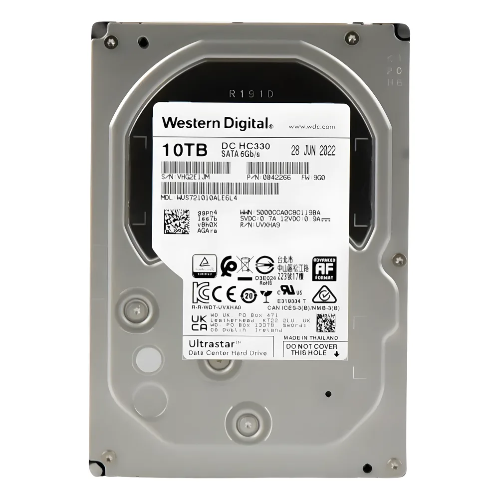 Disco Duro Enterprise 10 TB / Wester Digital (WD) / Serie Ultrastar / Recomendado para Data Center y NVRs de Alta Capacidad / Alto Performace – vista 4