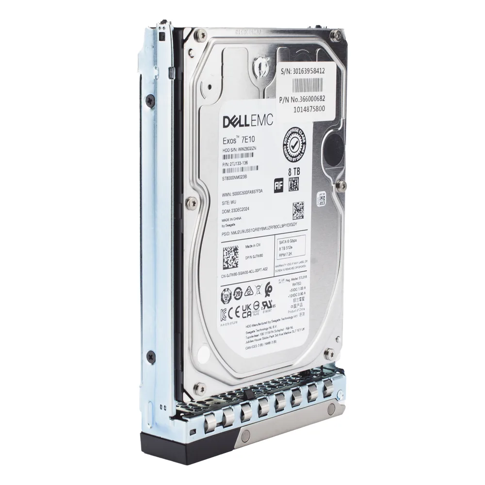 Disco Duro Enterprise 3.5" 8 TB / Hikvision (DELL)/ 7200 RPM / SATA / Alto Rendimiento / Recomendado para Servidores Hikvision – vista 3