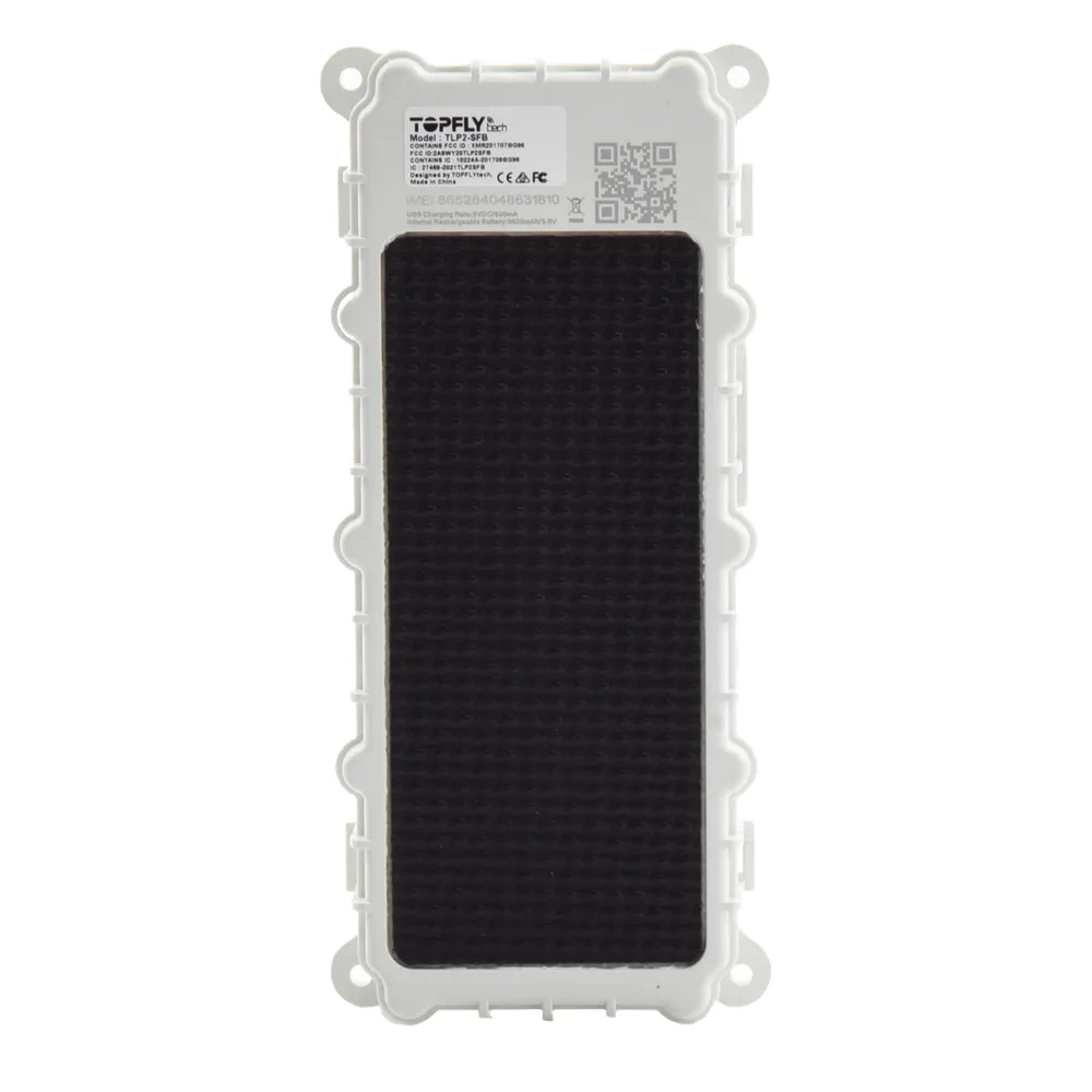 Dispositivo de Seguimiento de Activos / Protección IP67 / Rastreador GPS /  Recargable Li 9600 mAh / LTE Cat-M1/NB-IoT / Tamaño Compacto / Funciona con Energía Solar / Alarma de Batería Baja / Seguridad de Datos MD5/AES / Sopor
