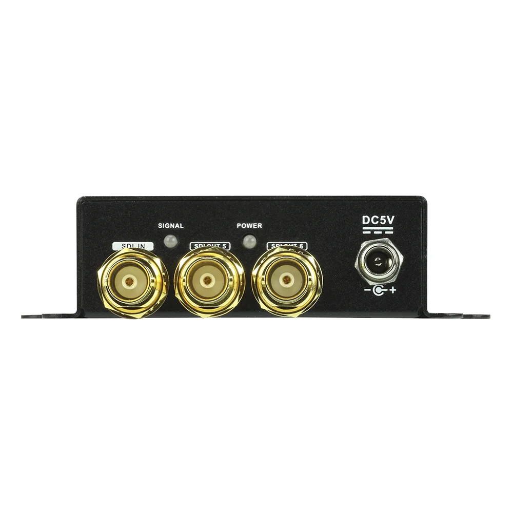 Distribuidor 3G-SDI de 6 puertos – vista 3