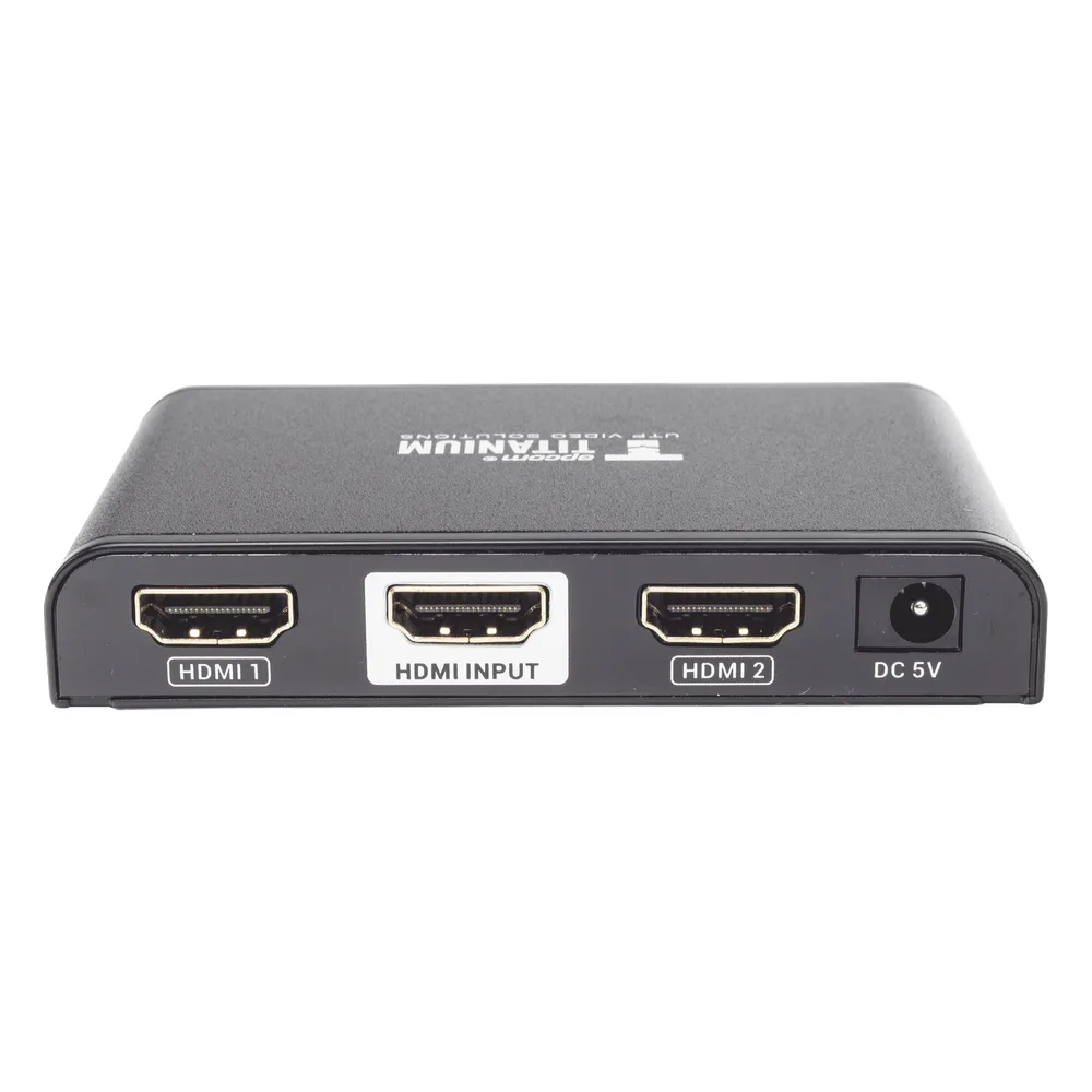 Divisor (Splitter) HDMI 4K de 1 entrada a 2 salidas / Soporta 4K×2K / HDMI 2.0 /  HDCP 2.2 / HDMI 3D / Longitud del cable de Entrada ≤30m, Salida ≤25m / Divide 1 Entrada de video HDMI  a 2 Salidas de Video HDMI (Simultaneas). – vista 5