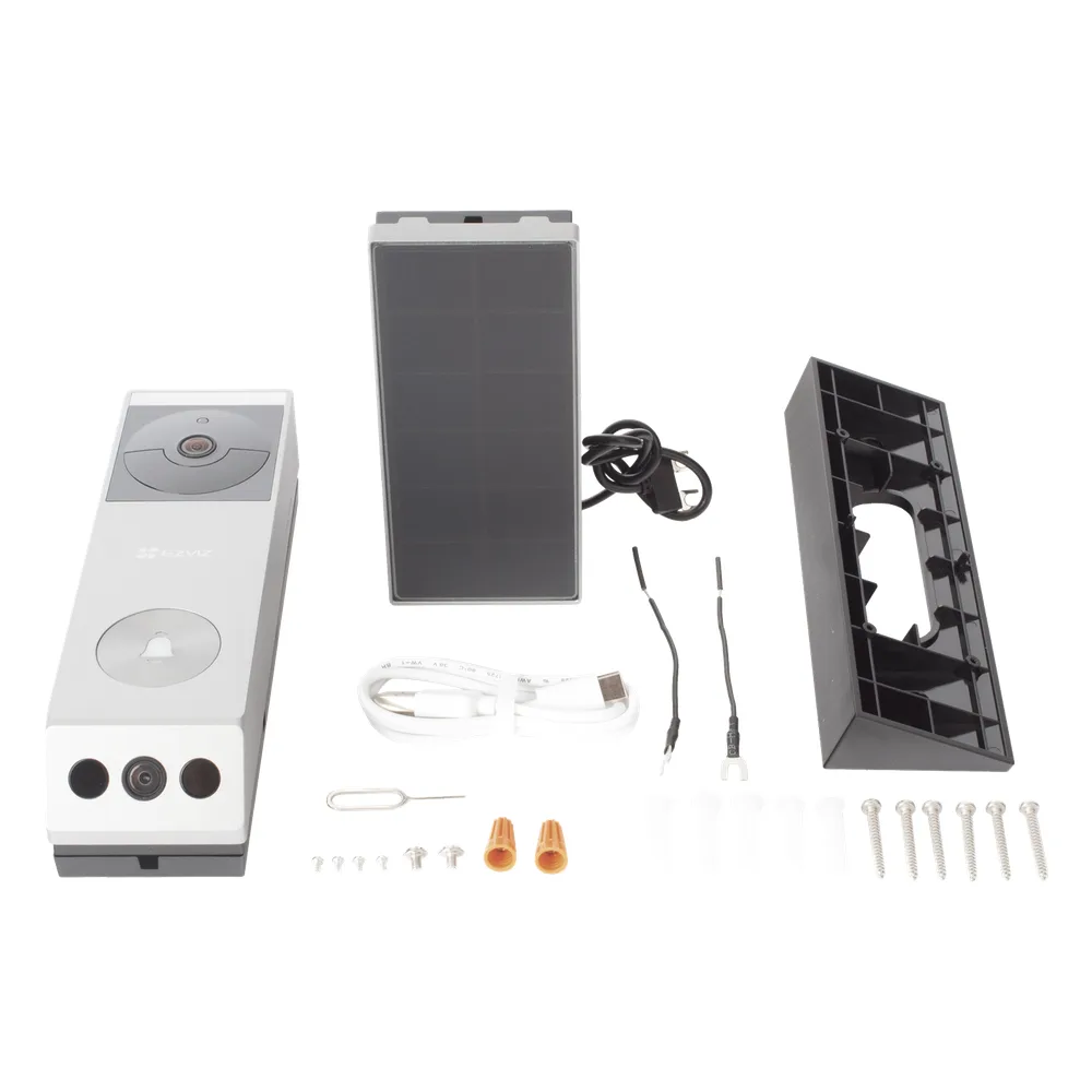 Doorbell de Batería Recargable con Transformador de 5Vcc o Panel Solar (Incluye Panel) / 3 megapíxel / Doble Lente / Protección IP65 / Audio de Dos Vías – vista 10