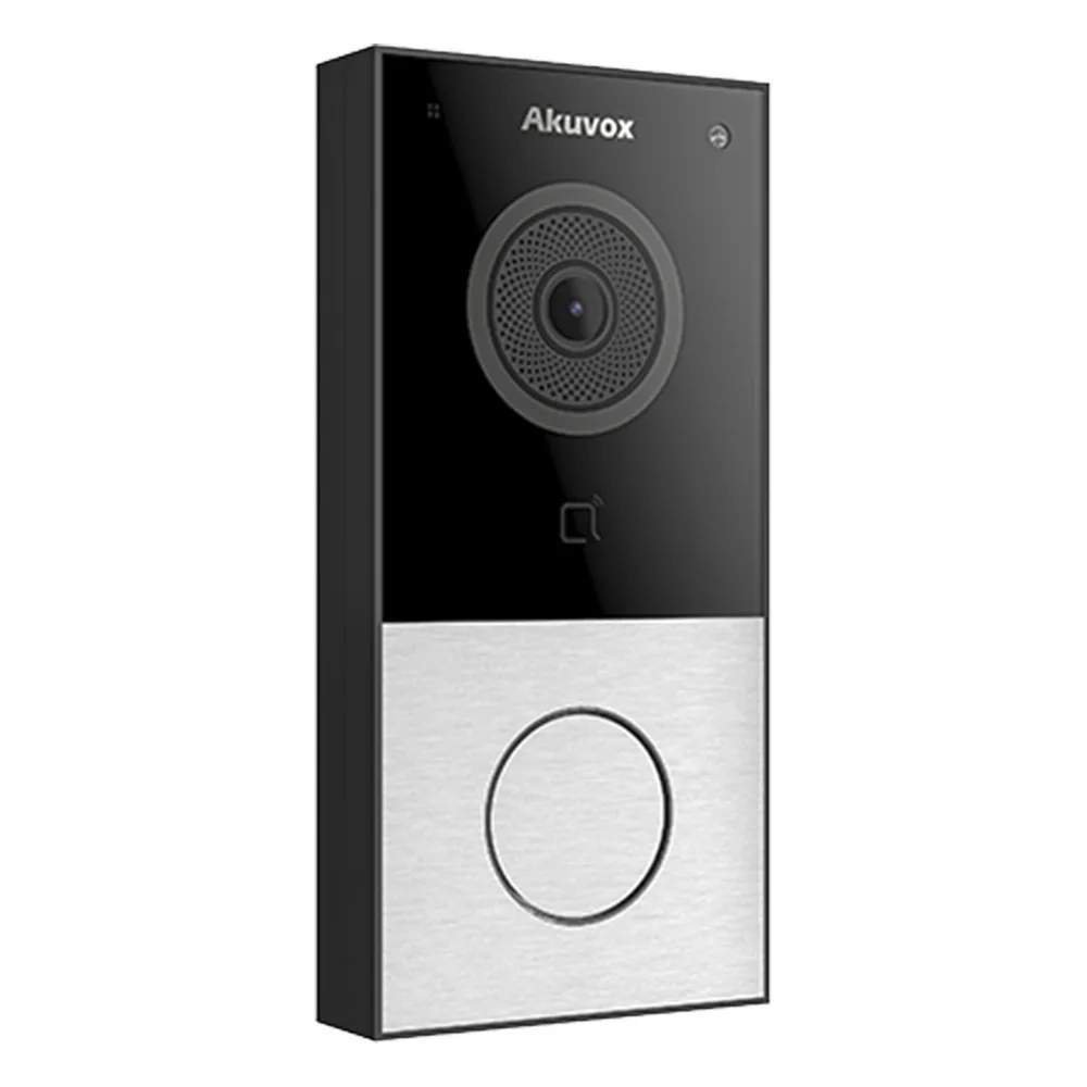 DOORBELL / WIFI / 100% en la Nube / POE / Bluetooth / NFC / Lector de Tarjetas MIFARE / Notificación en APP /  Llamada Telefónica / SIP / ONVIF / IP65 / Cámara 2 MP / Botón con Iluminación / Control de 1 Puerta – vista 2