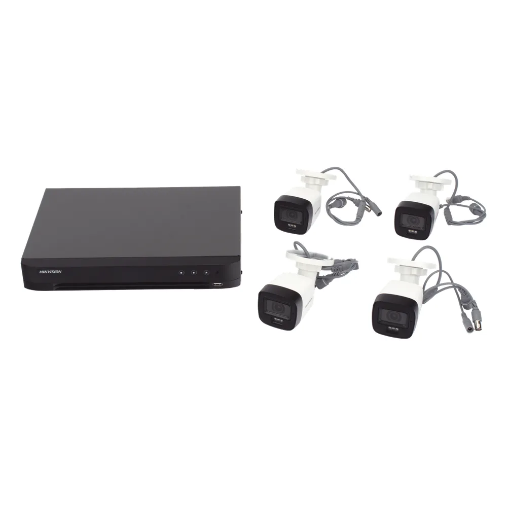 [Dual Light] Kit TurboHD 3K (5 Megapixel) / DVR 4 Canales / 4 Cámaras Bala para Exterior y Metal / Micrófono Integrado / Accesorios de Interconexión / Fuente de Poder – vista 12