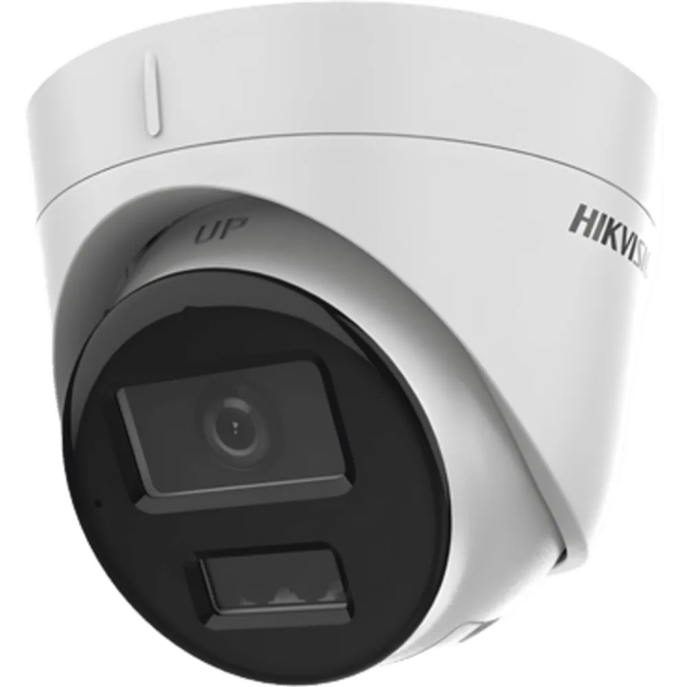 [Dual Light] Turret IP 4 Megapixel / Lente 2.8 mm / 30 mts IR + 30 mts Luz Blanca / Micrófono Integrado / ACUSENSE Lite / Exterior IP67 / H.265 / PoE / ONVIF / Micro SD