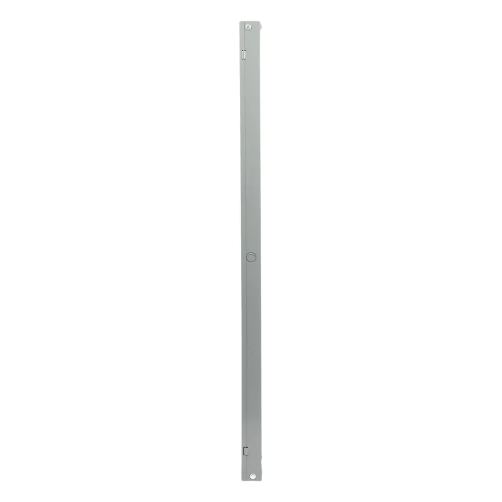 Ducto cuadrado embisagrado 6.5 x 6.5 cm, fabricado en lámina de acero al carbón, hasta 67 cables Cat6, incluye cople con tornillería y 1 knock out por lado