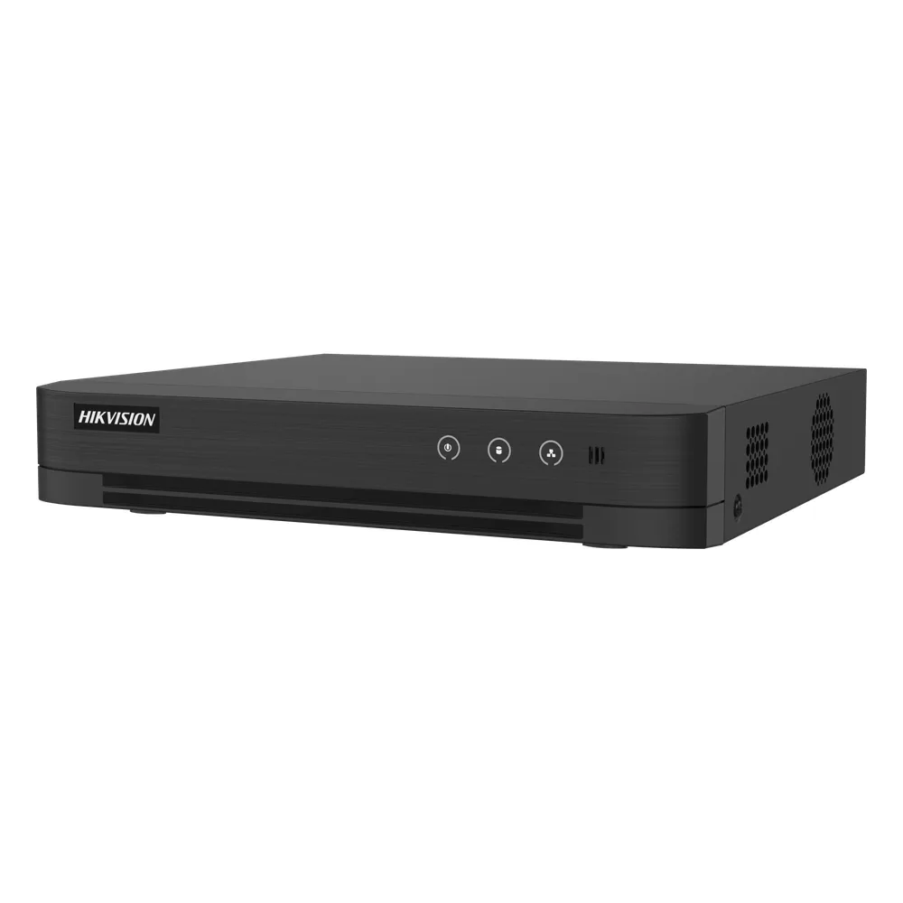 DVR 4 Canales TURBOHD + 2 Canales IP / 5 Megapixel Lite - 3K Lite / Audio Bidireccional  / ACUSENSE (Evista falsas alarmas) / 1 Bahía de Disco Duro / Salida de Video en Full HD