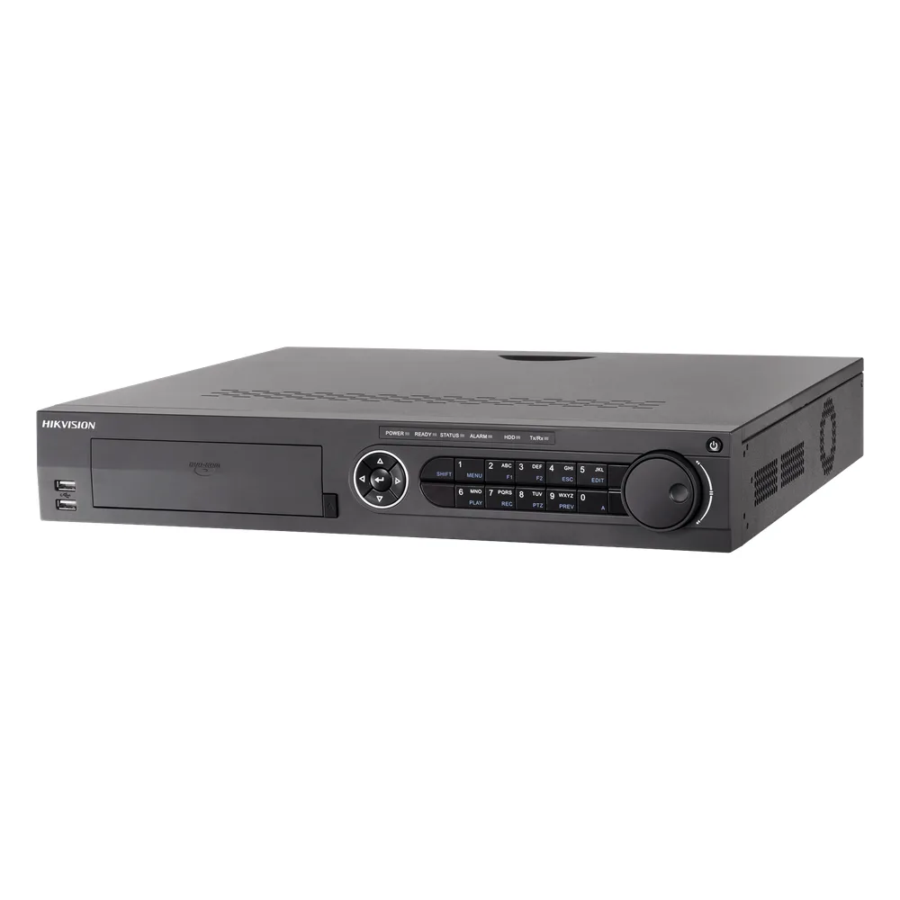 DVR 4K/8MP 16 Canales TurboHD + 18 Canales IP / 4 Bahías de Disco Duro / Audio por Coaxitron / AcuSense / 16 Entradas de Alarma / 2 Salida de Video Independiente