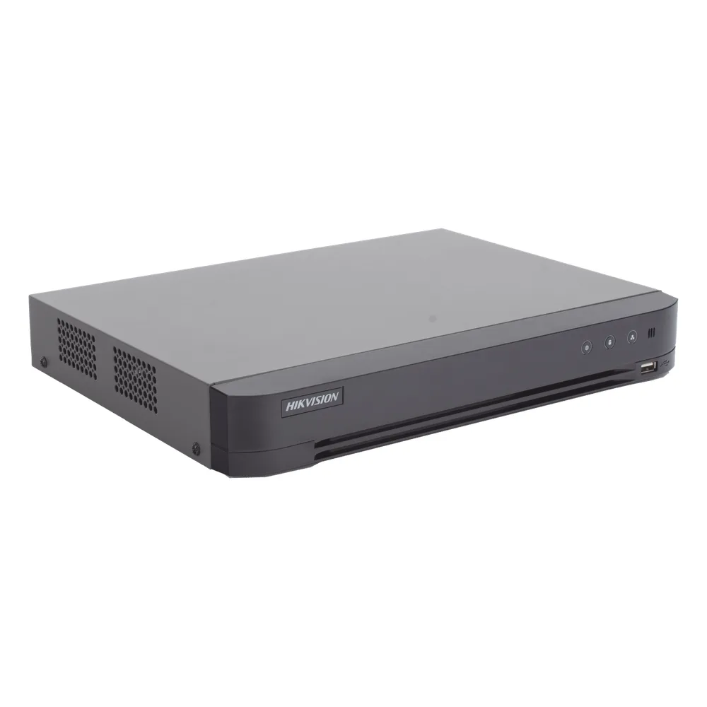 DVR 8 Canales TURBOHD + 8 Canales IP / 8 Megapixel (4K) / Audio de dos vías por Coaxitron / ACUSENSE / Reconocimiento Facial / 1 Bahía de Disco Duro / Salida de Video en 4K / H.265+ – vista 3