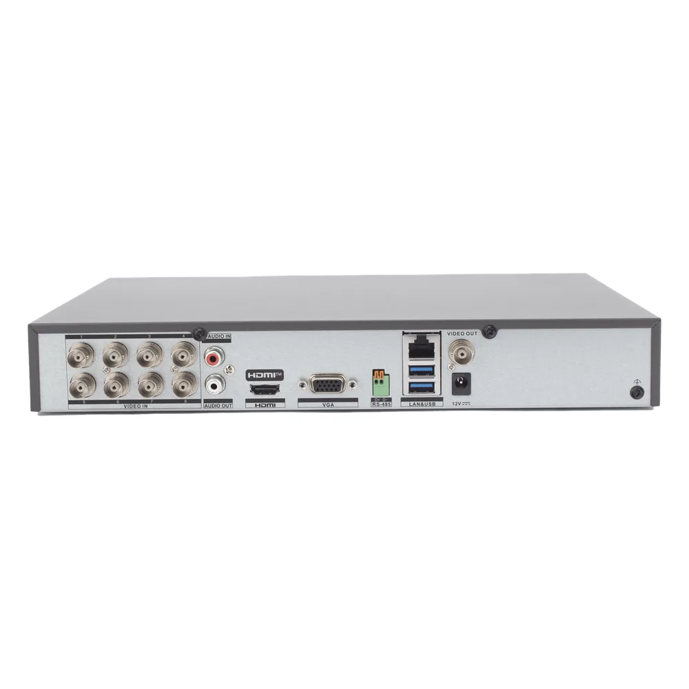 DVR 8 Canales TURBOHD + 8 Canales IP / 8 Megapixel (4K) / Audio de dos vías por Coaxitron / ACUSENSE / Reconocimiento Facial / 1 Bahía de Disco Duro / Salida de Video en 4K / H.265+ – vista 5