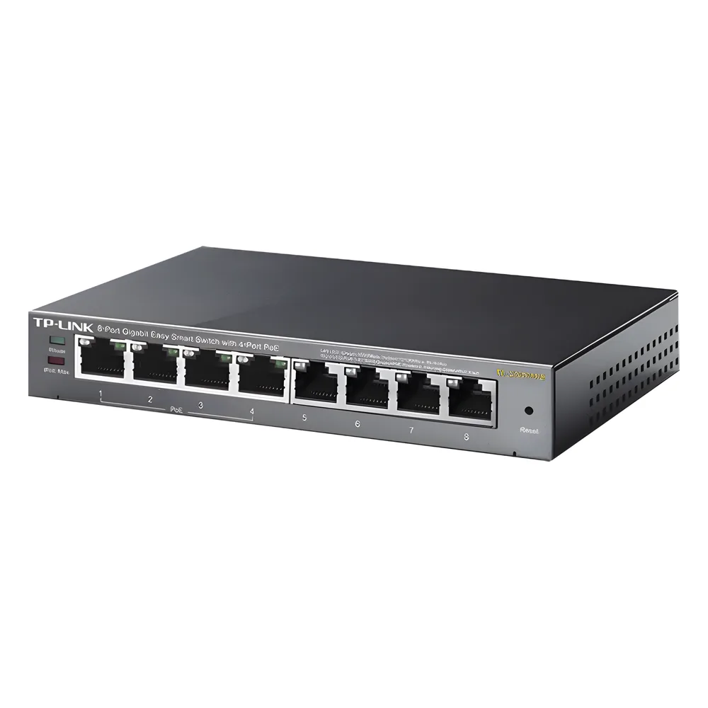 Easy Smart Switch PoE JetStream , 8 puertos 10/100/1000 Mbps  55 W – vista 5