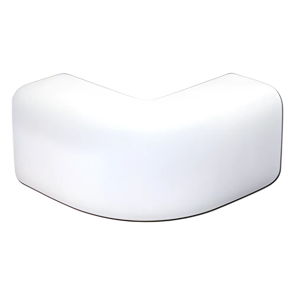 Esquinero exterior de PVC auto extinguible, para canaleta canaleta TMK0812 3 piezas, (5010-02001)