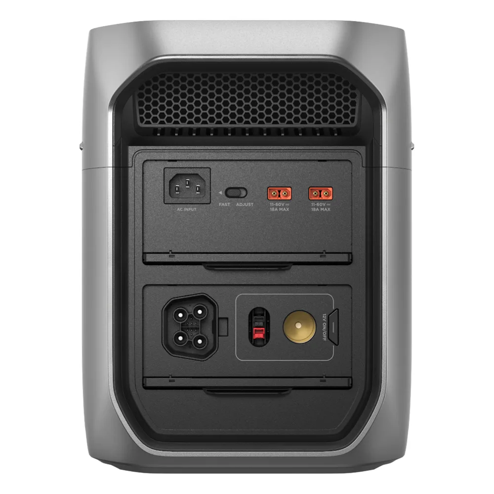 Estación de Energía Portátil EcoFlow DELTA 3 MAX PLUS, 2048Wh, Batería LiFePO4, Salida 3000W (Surge 3800W) – vista 3