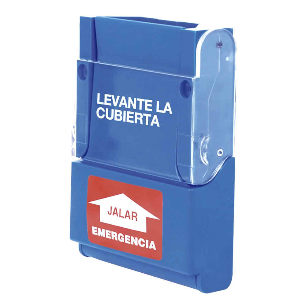Estación manual de Emergencia / Policarbonato Alta Resistencia / 2 Años Garantia