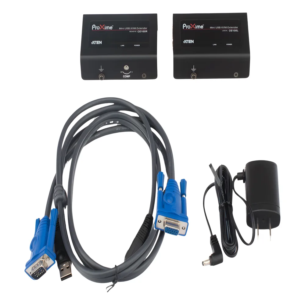 Extensor KVM USB | Acceso remoto PC | Hasta 100 m Cat5e | 1920x1200 | Protección ESD | Ajuste deskew – vista 7