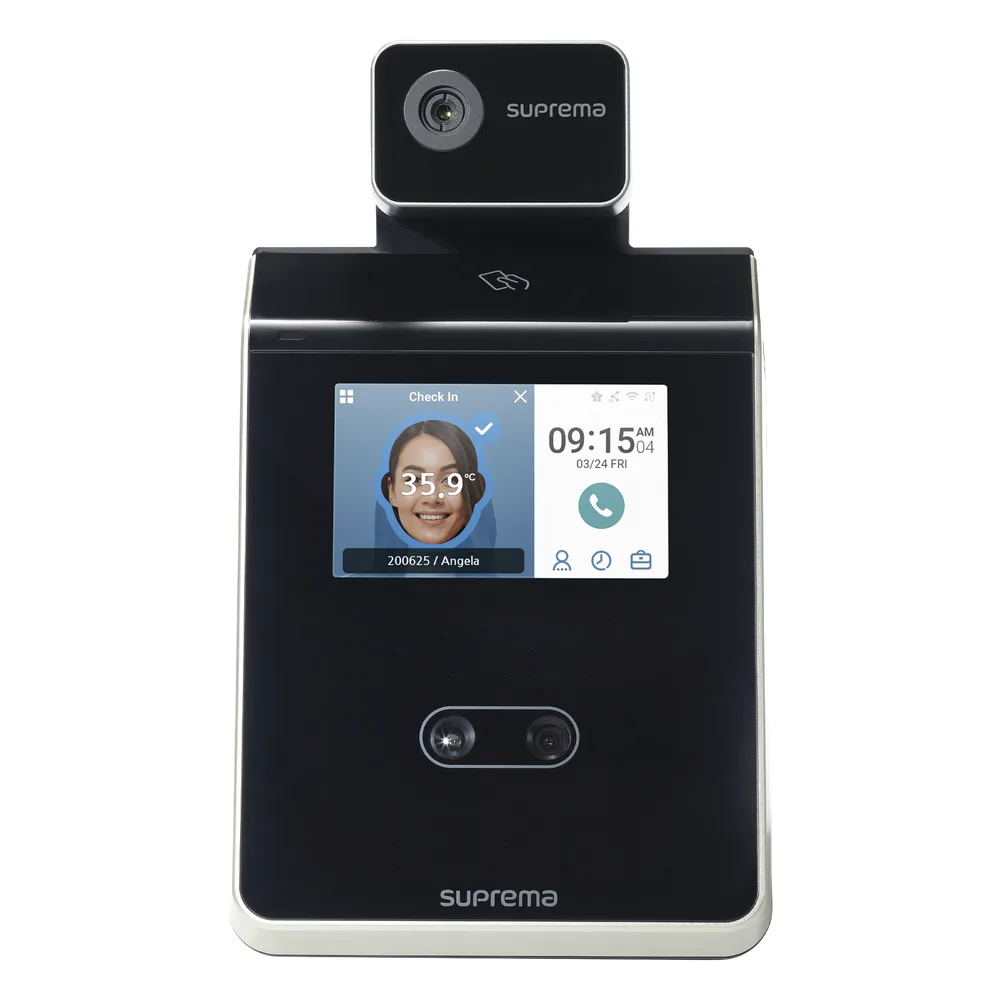 FaceStation 2 Lector Facial/ Notificación por Temperatura Alta /  Bluetooth MultiClass SE Dual RFID (125KHZ EM HID PROX 13.56MHZ Mifare DesFire / EV1 FELICA ICLASS S) Compatible con BioStar2