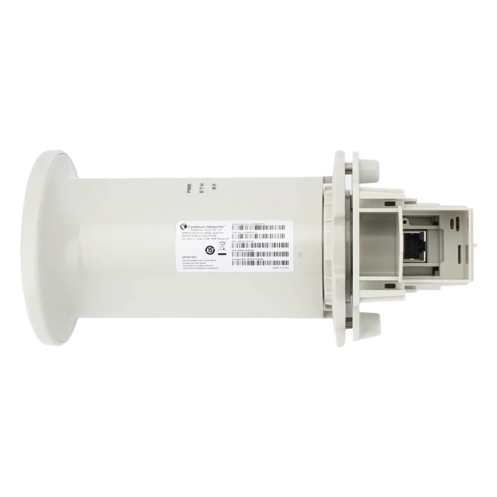Feedhorn de Alta Capacidad / Latencias Menores a 5 ms / Interoperabilidad con ePMP 4500 / Compatibilidad con platos FORCE300 y FORCE300-25L / Gestión con cnMaestro / Seguridad Avanzada – vista 3